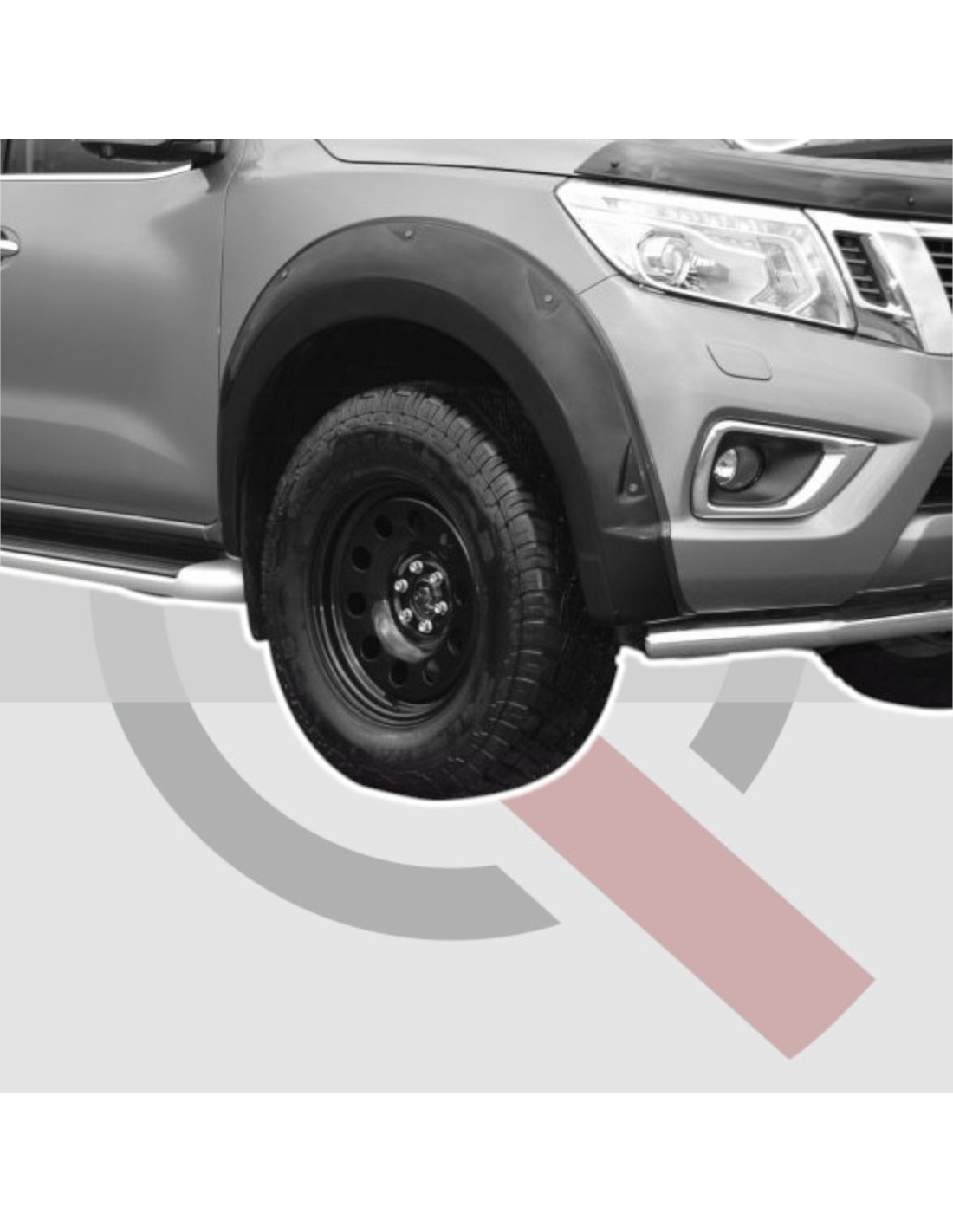 copy of Elargisseurs d'ailes pour Nissan Navara 2016+