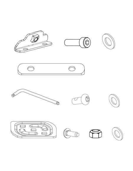 Kit de montage de pied de rack ARB | Toyota Land Cruiser 200