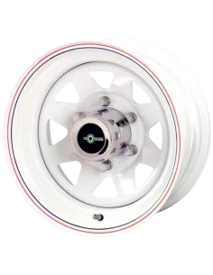 Rim goss driehoekig wit