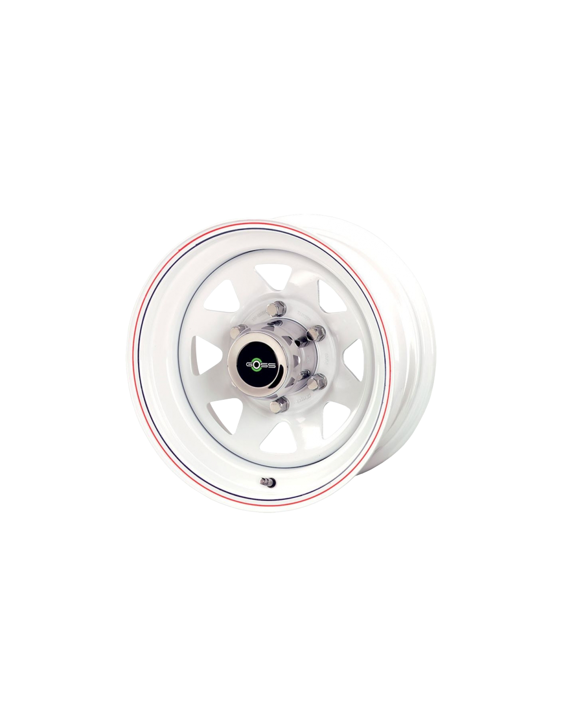 Rim goss driehoekig wit