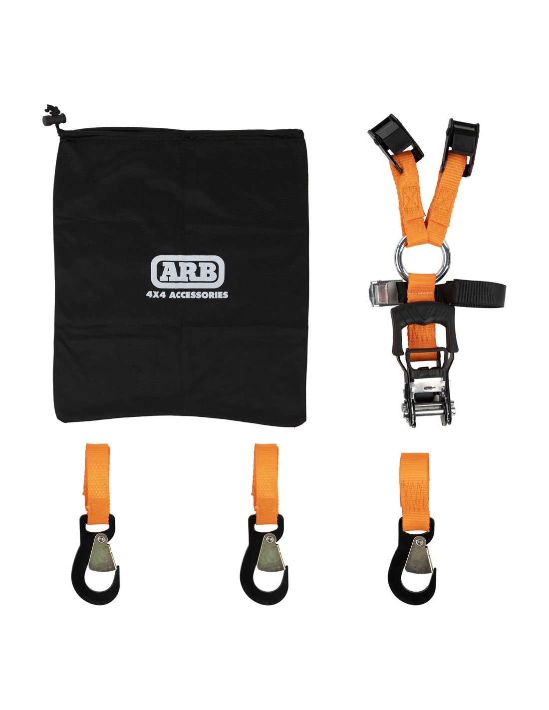 copy of ARB Y-ARRIMAGE WITH CLICK TENDER FOR WHEELS (1m x 25mm) (with ring hooks)