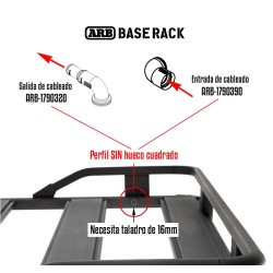 BASE RACK | ENTRÉE DE CÂBLE...
