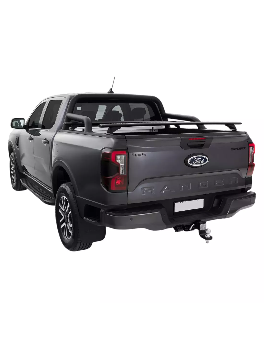 Kit 2 barres de benne RHINO RACK Vortex pieds RCH pour Ford Ranger 2023+