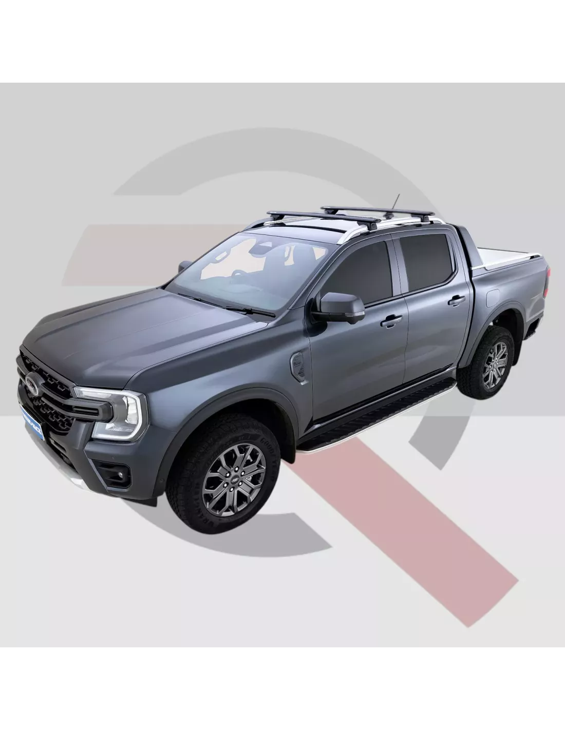 Kopie van copy of Barres de toit RHINO RACK Heavy Duty Ford Ranger 2012-2022