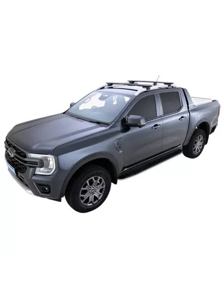 Kit 2 barres de toit RHINO RACK Vortex Ford Ranger 2012-2022