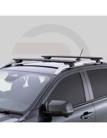 Kit 2 barres de toit RHINO RACK Vortex Ford Ranger 2012-2022