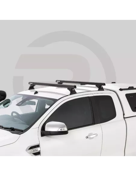 Kit 2 barres de toit RHINO RACK Heavy Duty Ford Ranger 2012-2022