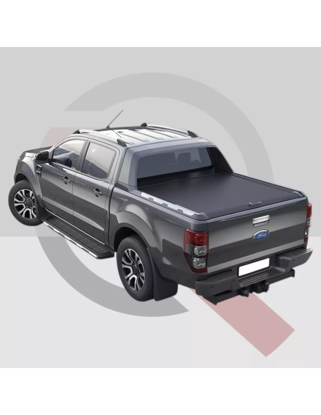 Rideau de benne MOUNTAIN TOP Black Ford Ranger 2012-2022
