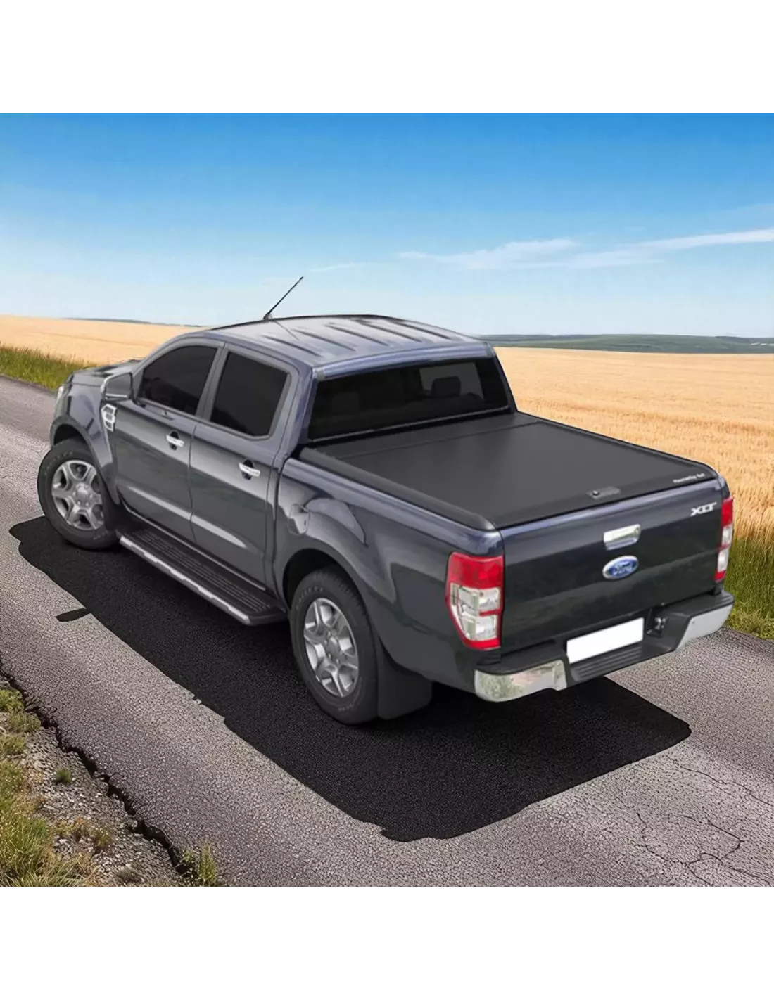 Rideau de benne MOUNTAIN TOP Black Ford Ranger 2012-2022