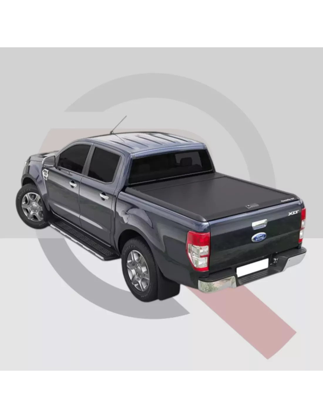 Rideau de benne MOUNTAIN TOP Black Ford Ranger 2012-2022