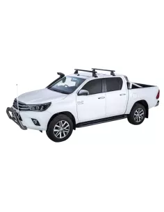 Kit 2 barres de toit RHINO RACK Heavy Duty Toyota Hilux 2