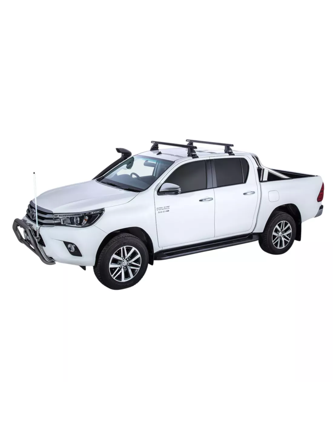 Kit 2 barres de toit RHINO RACK Heavy Duty Toyota Hilux