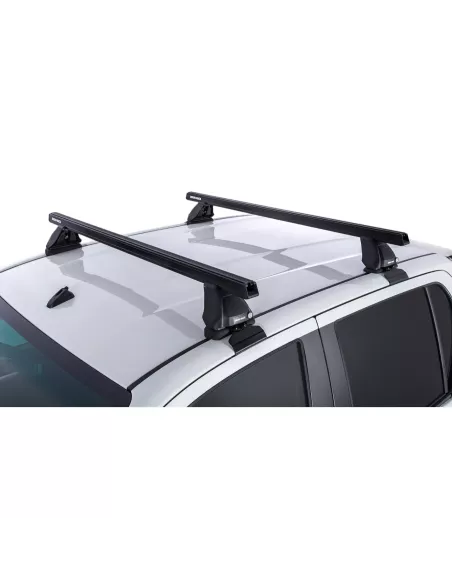 Kit 2 barres de toit RHINO RACK Heavy Duty Toyota Hilux