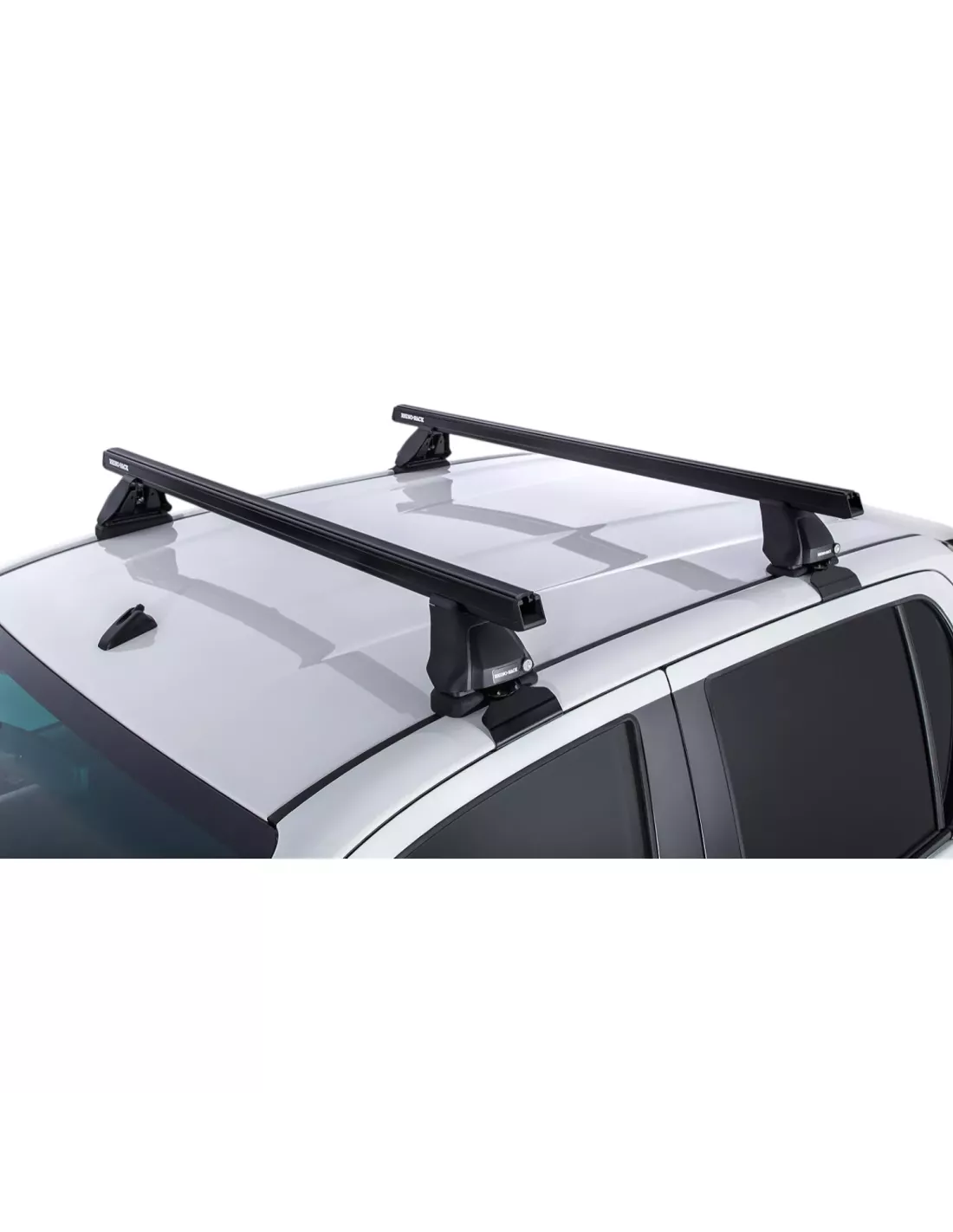 Kit 2 barres de toit RHINO RACK Heavy Duty Toyota Hilux