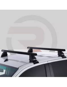 Kit 2 barres de toit RHINO RACK Heavy Duty Toyota Hilux