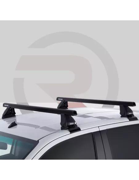 Kit 2 barres de toit RHINO RACK Heavy Duty Toyota Hilux