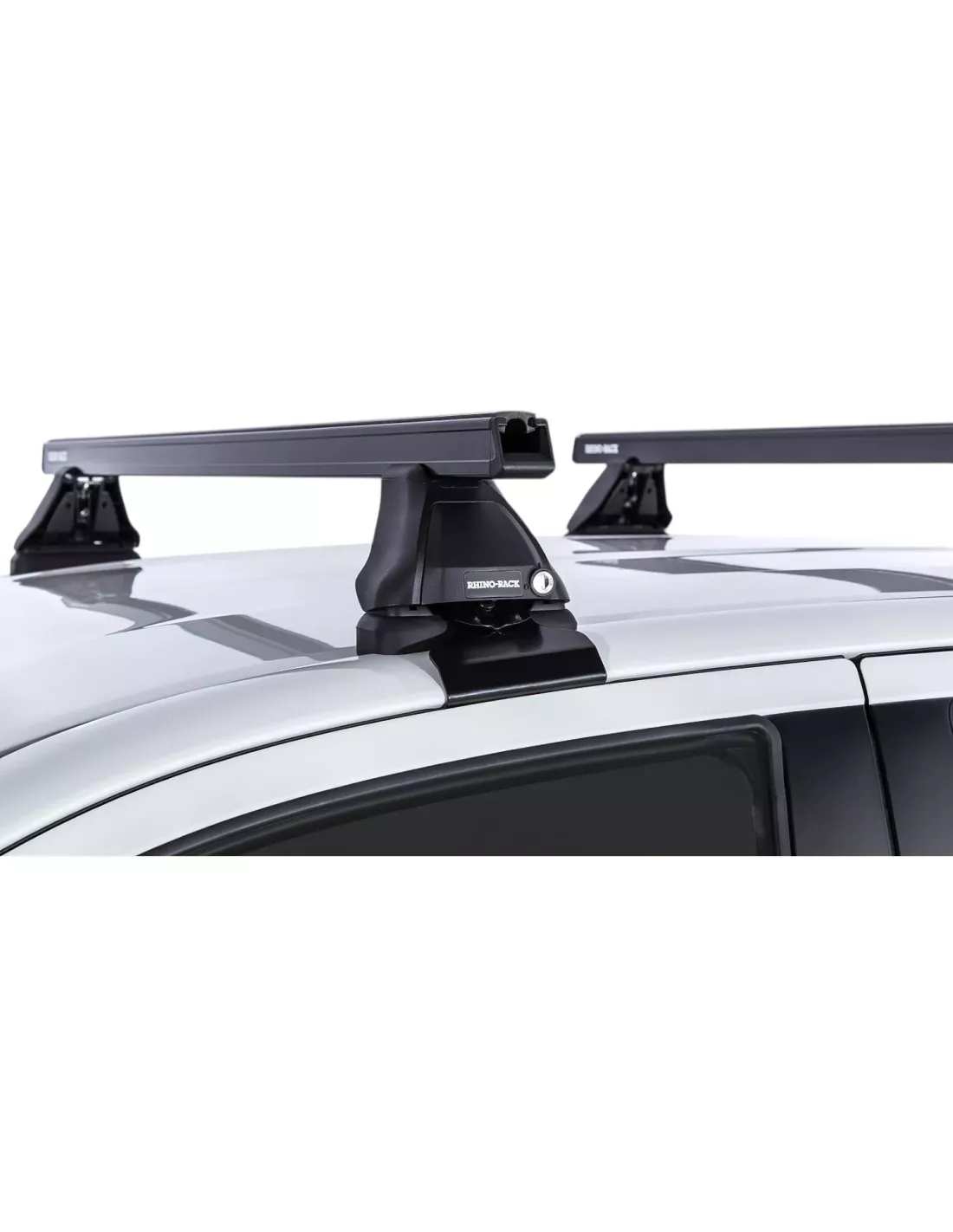 Kit 2 barres de toit RHINO RACK Heavy Duty Toyota Hilux