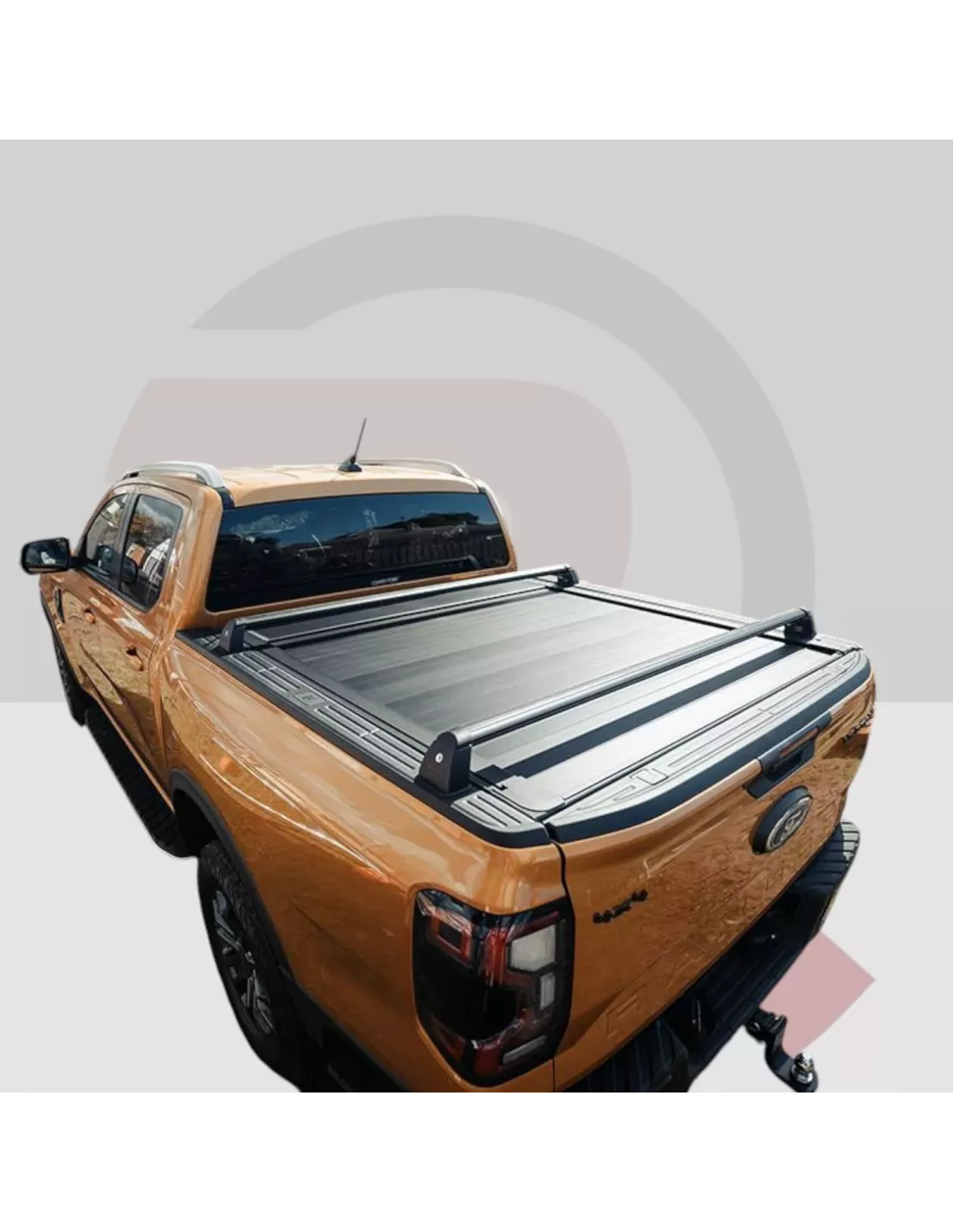 Kopie van copy of Barres transversales benne sur rail Ford Ranger 2023+