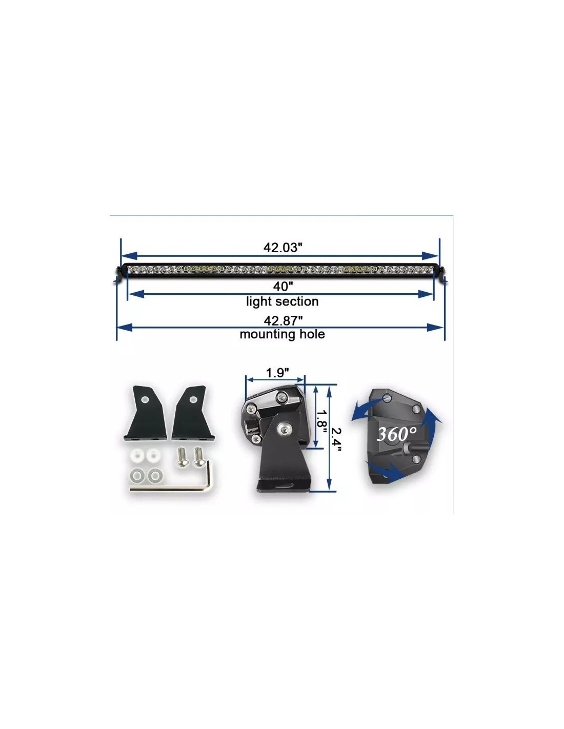 LED-Bar 200W 40"