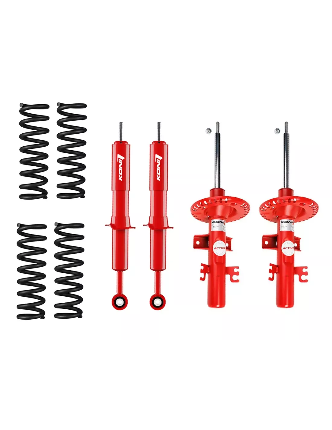 Kopie von kopie des Kit 2 Stoßdämpfer vorne + 2 Ford Ranger Federn