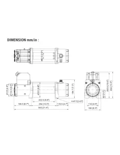 copy of Winch COME UP DV 9I 12V WA-DV9I 2