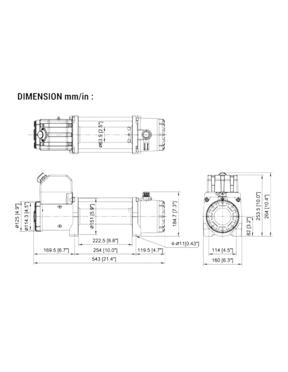 copia di Treuil COME UP DV 9I 12V WA-DV9I