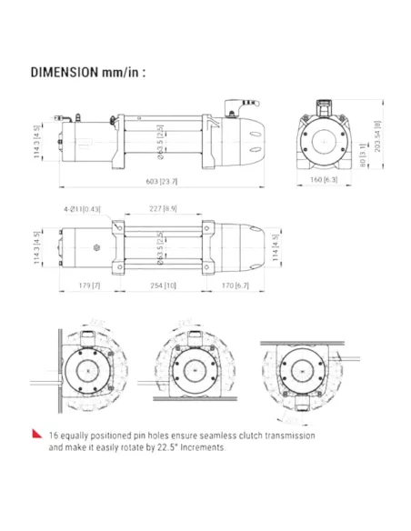 TREUIL COMEUP SLIM 9.5 RS 12V