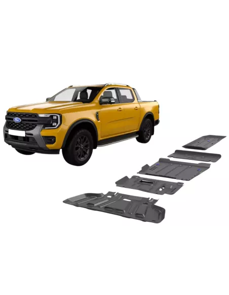 Kit complet blindage 5 pcs RIVAL pour Ford Ranger 2023+