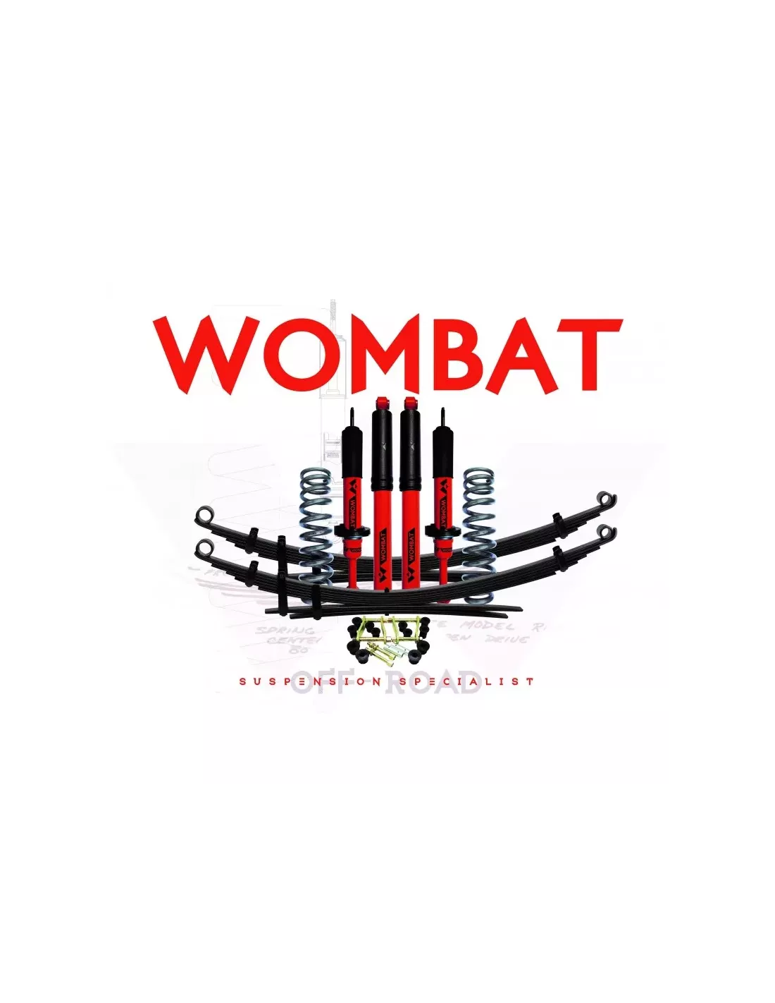 Kit suspension WOMBAT +50mm Mitsubishi L200 2015+