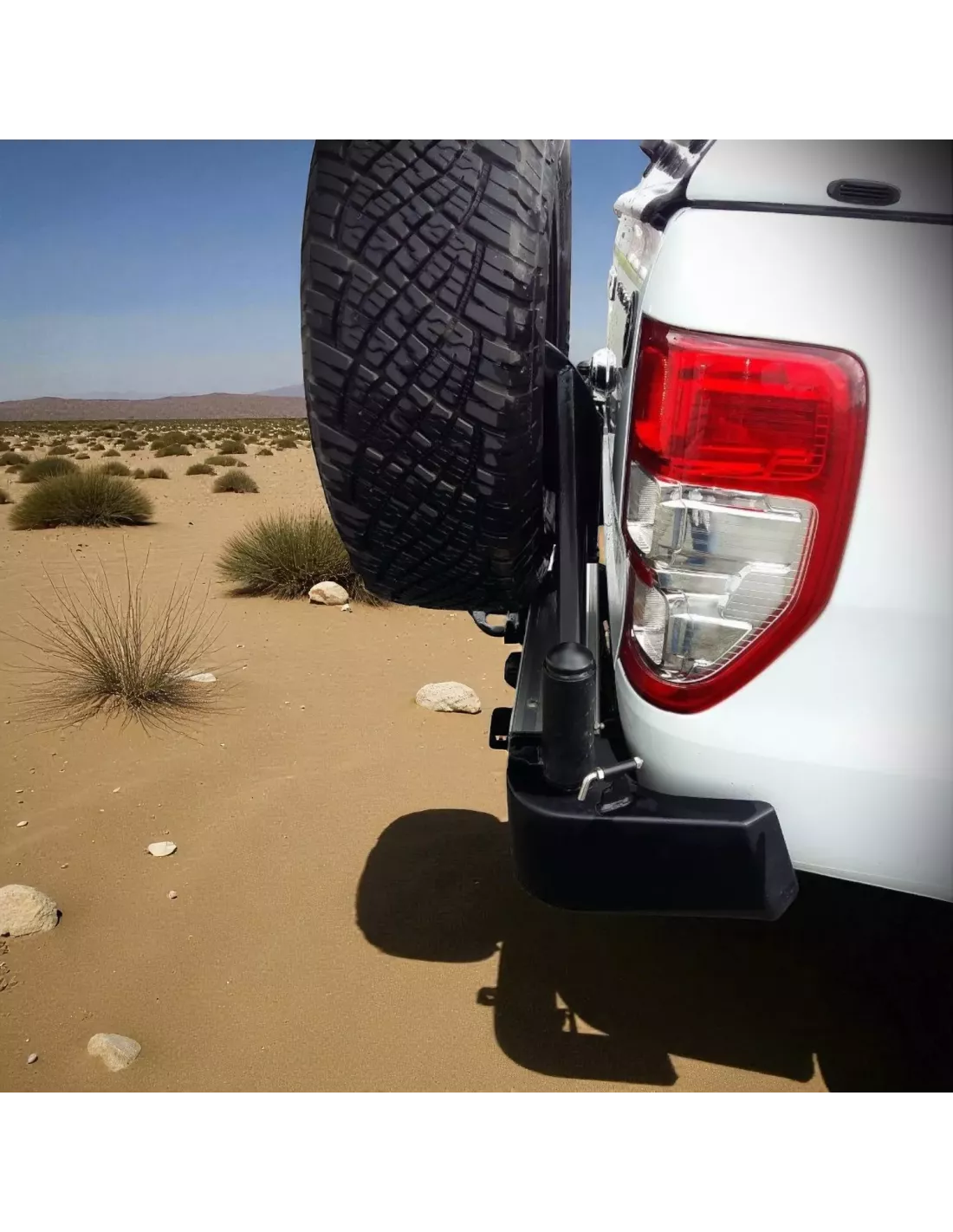 Pare-choc arrière support de jerrycan et roue Ford Ranger 2012-2022