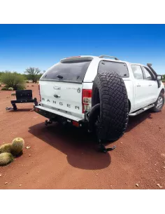 Hintere Stoßstange mit jerrycan Unterstützung und Ford Ranger Rad 2012-2022 2