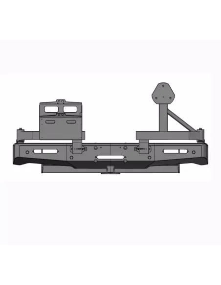 Pare-choc arrière support de jerrycan et roue Ford Ranger 2012-2022