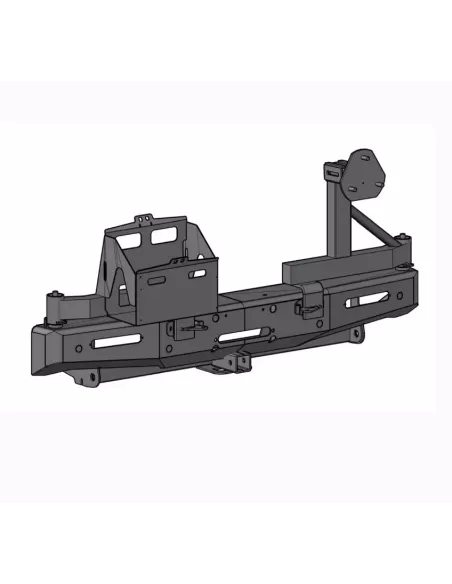 Pare-choc arrière Ford Ranger 2023+ support roue jerrycan