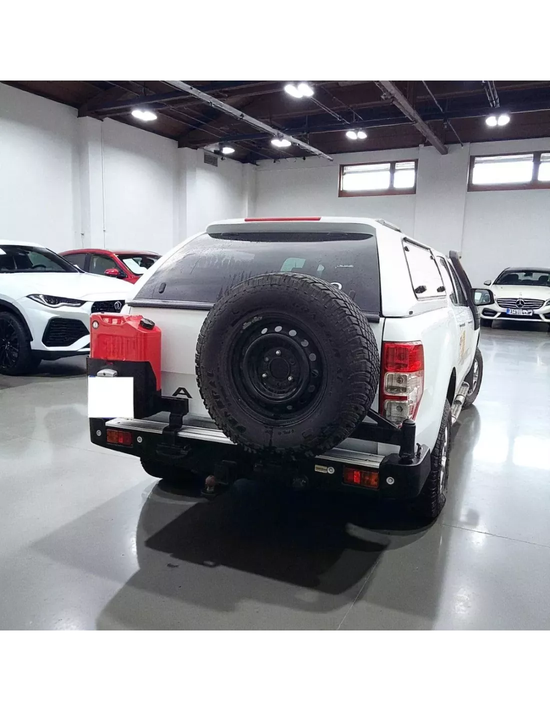 copy of copy of Rear bumper with jerrycan support and Ford Ranger wheel 2012-2022