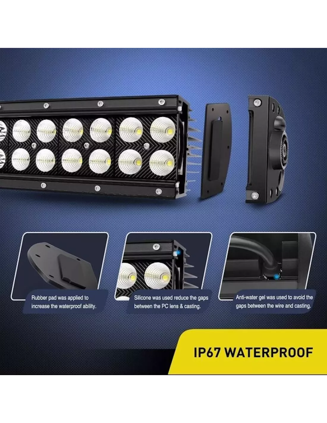 Double Ranged LED Bar 240W 40"