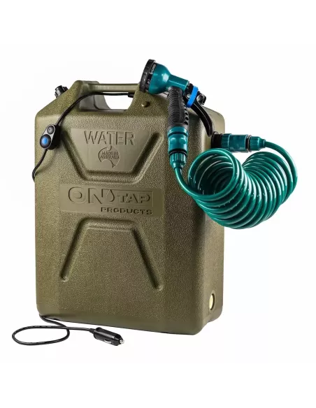 Douche portable 12V Ontap 22L – douche nomade camping, plage et 4x4