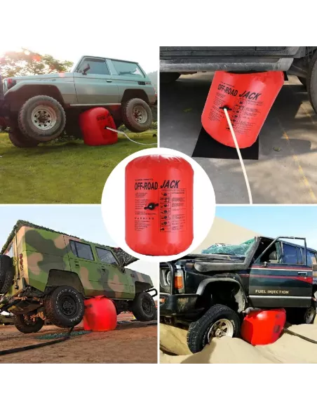 Cric à air 4 T gonflage compresseur ou échappement