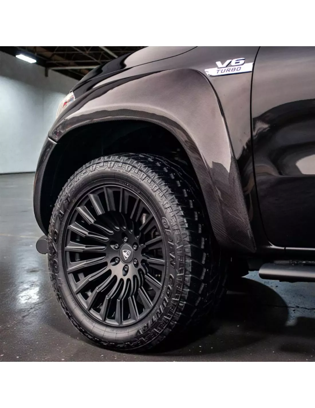 Elargisseurs d'ailes 120mm fibre de carbon Mercedes Classe X