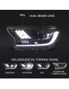 Kopie van Optiques de feux type Mustang pour Ford Ranger