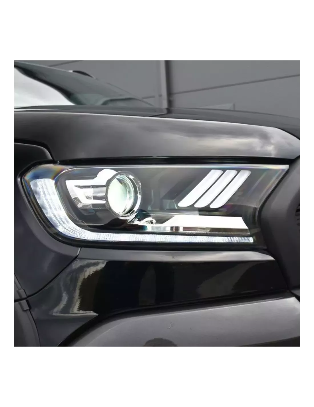 copy of Mustang front lights for Ford Ranger