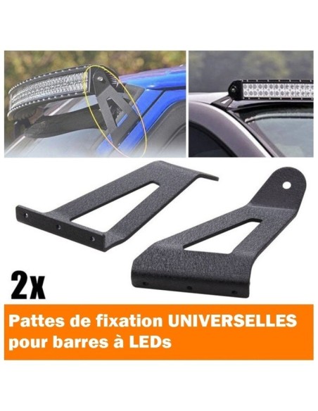 Pattes de fixation pour montage barres à LEDs 40" Ford Ranger