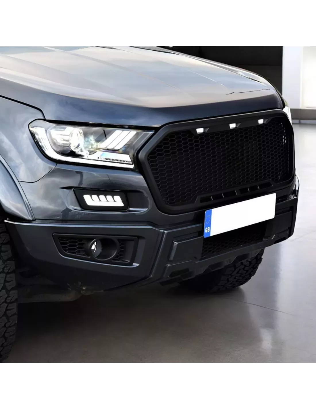 Spring bumper kit type Raptor Ford Ranger 2016-2022 + LED grille