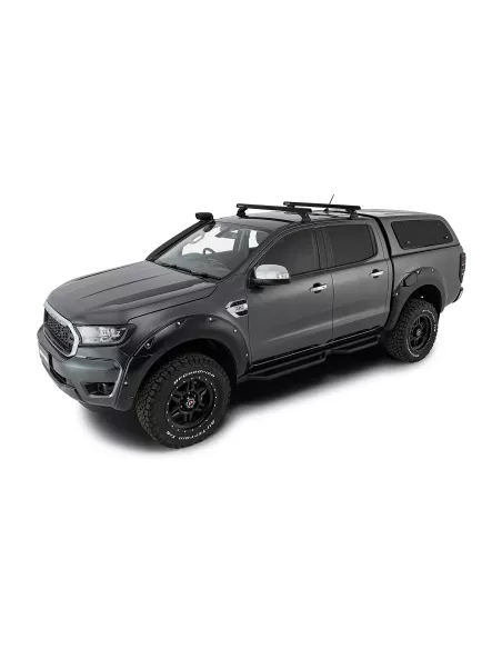 Kit 2 barres de toit RHINO RACK Heavy Duty sur rails Ford Ranger Raptor 2023+