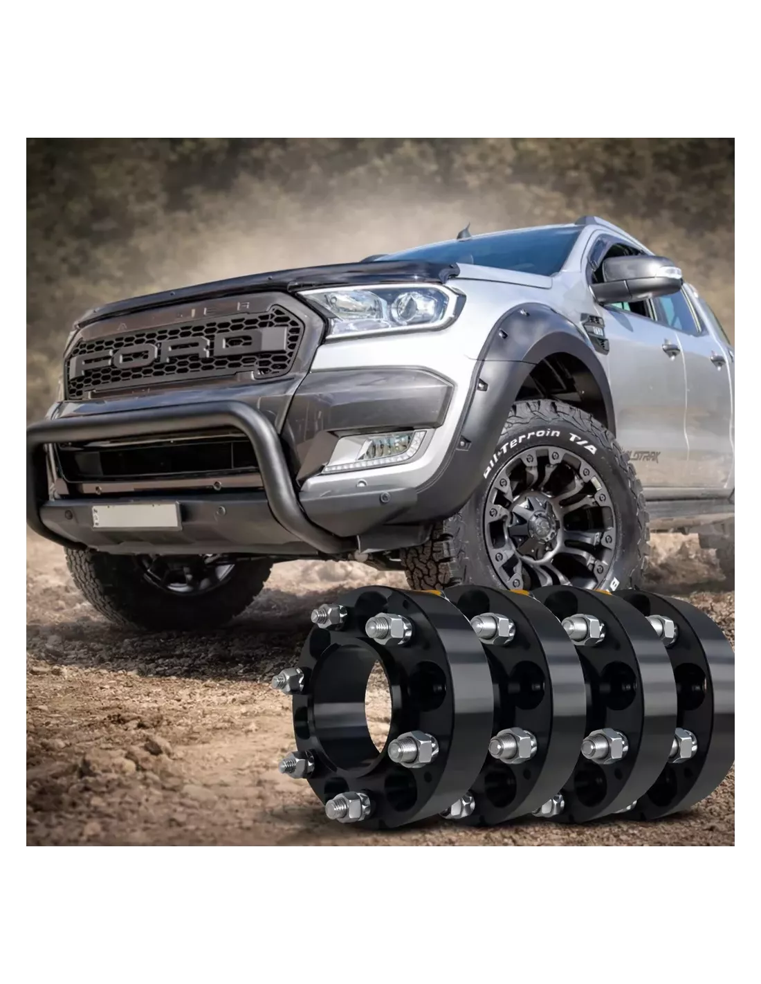 Wing Expansion Pack + Track Extensions 35mm Ford Ranger 2012-2022