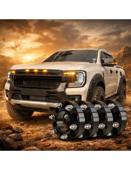Pack élargisseurs d'ailes + élargisseurs de voie 35mm Ford Ranger 2023+