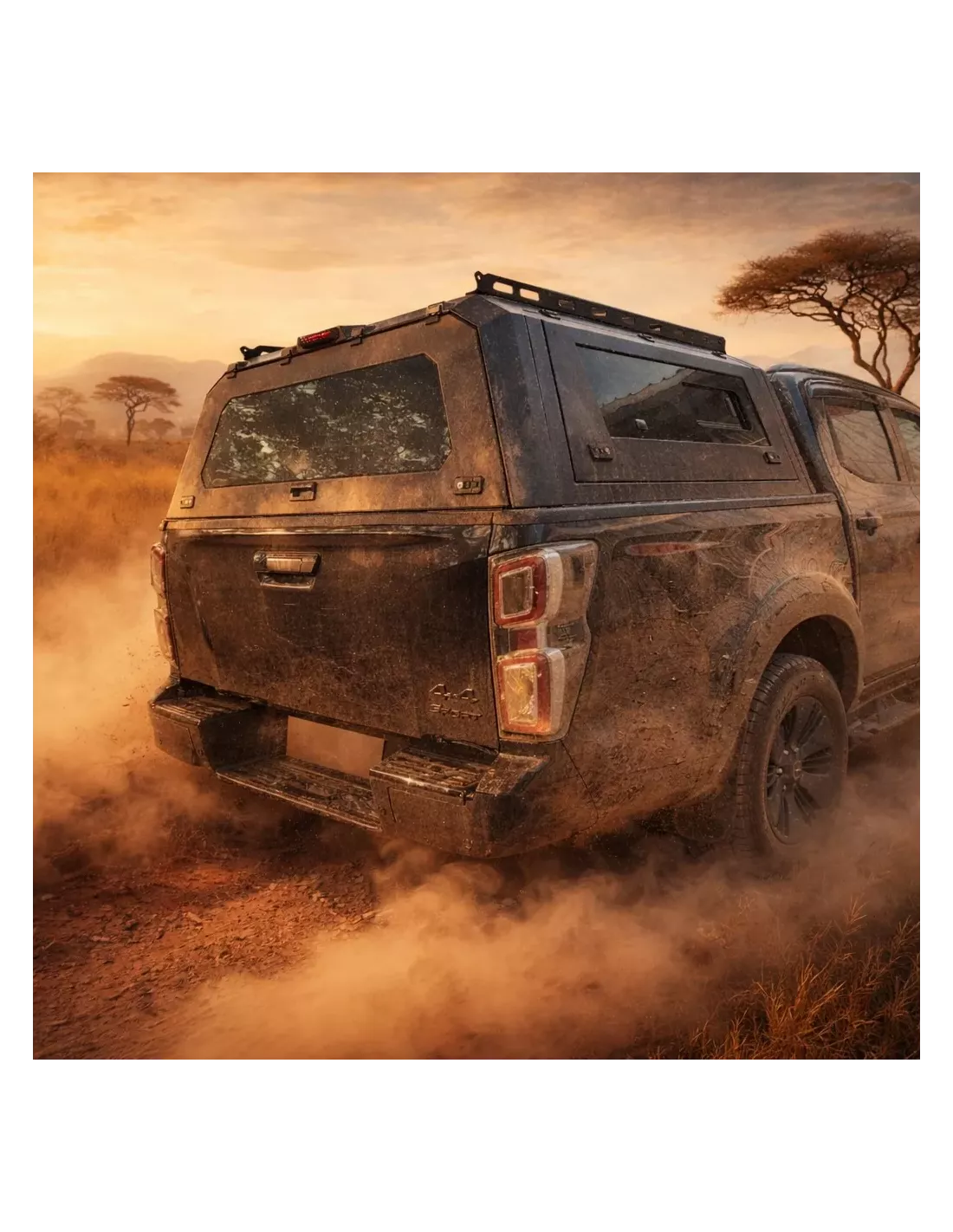 Hard Top Aluminium Isuzu D-Max Crew Cab 2015+ Ranger-Offroad