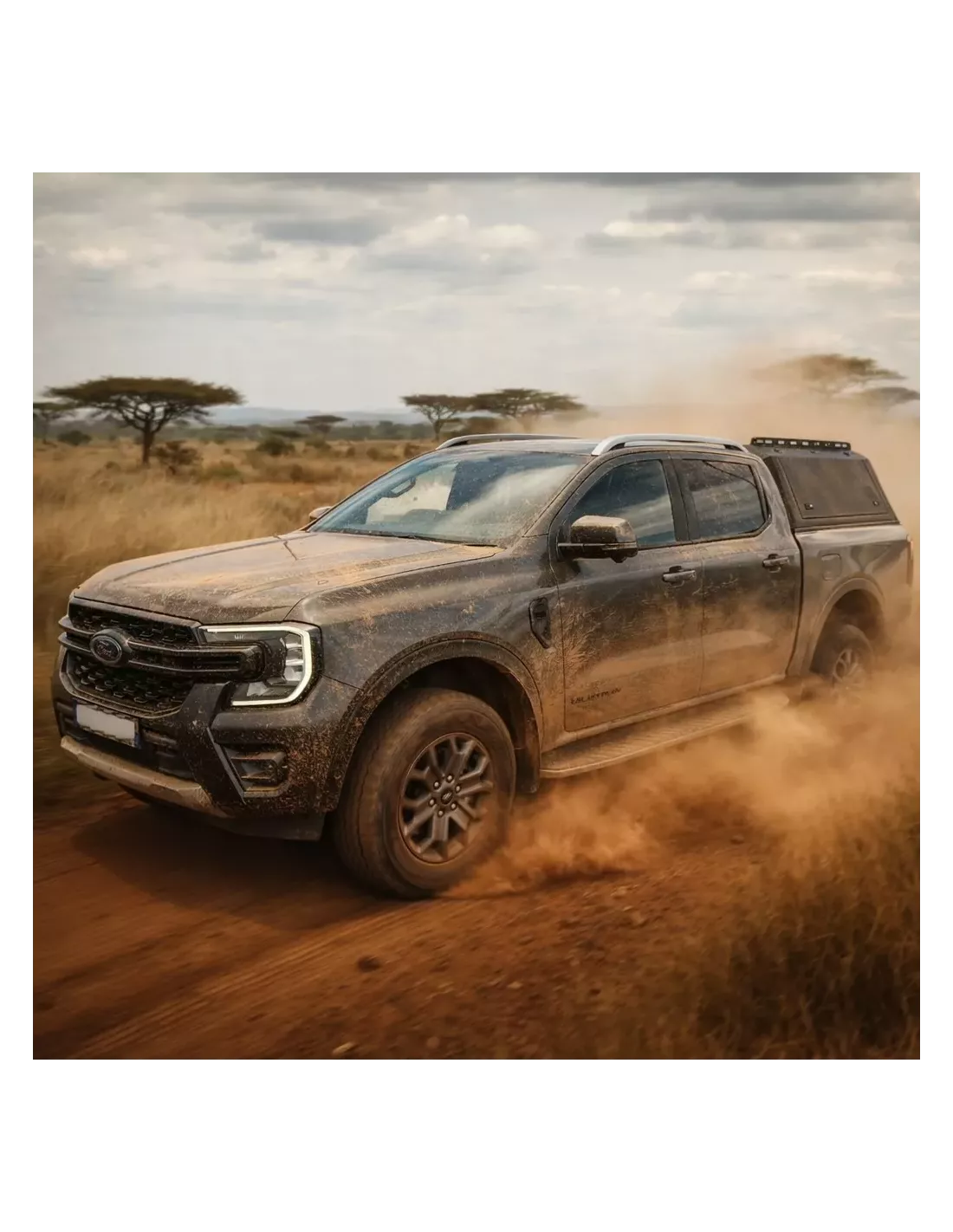 Hard top aluminium Ford Ranger 2023+ compatible tente de toit