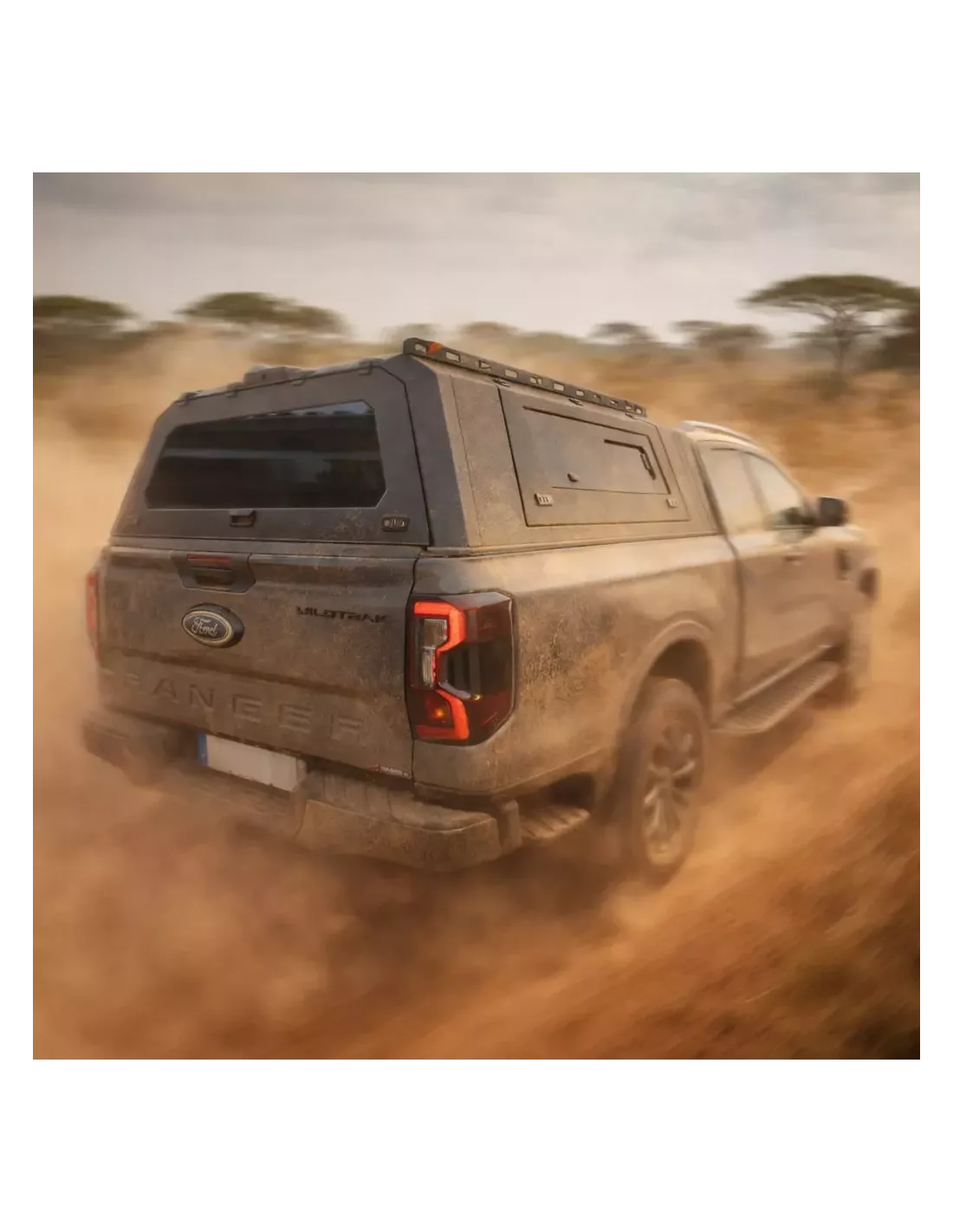 Hard top aluminum Ford Ranger Super Cab 2023+ Traveller