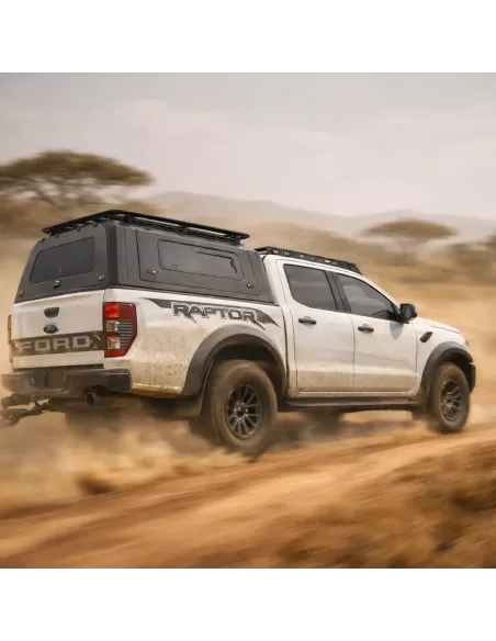 Hard Top Aluminium Ford Ranger Raptor 2019-2022 vitres coulissantes | Ranger-Offroad