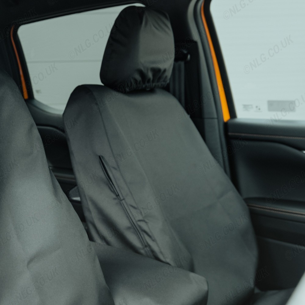 Housses De Siège Auto Imperméables Pour Ford Ranger - 2 Housses Avant, Protection Contre Les Saletés